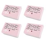 Kit 04 Aparelho Anti Mofo Elétrico Eletrônico 110v Cor Rosa Ácaro Fungos Bolor Legon Bye Mofo 110v