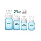 Kit 04 Mamadeira Classic de 0M a 6 M (azul) Philips AVENT