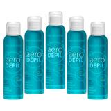 Kit 05 Aero Depil Mousse Removedor De Pelos 150ml