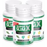 Kit 07 Potes Emagrecedor Super Slim X 60 Capsulas 640mg - Pandora