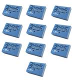 Kit 10 Aparelho Anti Mofo Elétrico Eletrônico 220v Cor Azul Ácaro Fungos Bolor Legon Bye Mofo 220v
