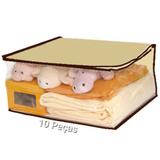 Kit 10 Capa Organizadora em TNT Porta Tudo Roupas Toalhas Casacos Quartos e Closets Secalux - Secalux com. e industria ltda.