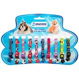 Kit 10 Coleiras Para Cães e Gatos Com Pinjente - Murano