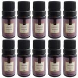 Kit 10 Essências Via Aroma Lavanda De Aromatizador Aromaterapia 10ml