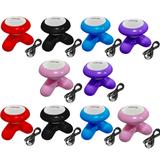 Kit 10 Mini Massageadores Mimo Massager XY3199 Portátil USB Pilha Cores Sortidas