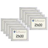 Kit 10 Molduras Porta Diploma Certificado A4 21x30 Branco - Santamaria molduras
