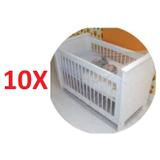 Kit 10 mosquiteiro para cercadinhos e berco para crianças e bebe tela de proteção contra insetos mos - Batiki