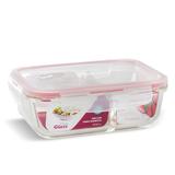 Kit 10 Potes Vidro Hermético Divisória 1010ml Marmita - Casa linda