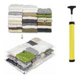Kit 10 Saco A Vácuo Roupa Viagem 50 X 60 Cm Western + Bomba - Ketyrol presentes