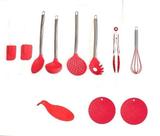 Kit 11 Pç Utensílios De Cozinha Em Silicone Antiaderente - Clink