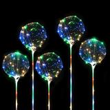 Kit 12 Balão Bubble Para Festa Com Led Casamento Bexiga - Imp