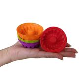 Kit 12 Formas de Mini Bolo/Torta e Pudim Silicone - Utifácil