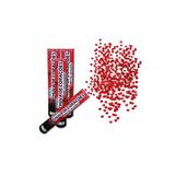 Kit 12 Lanças Confetes Coração Metalizado Para Festas - Vermelho - Decore fácil shop