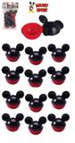 Kit 12 peças mini pote porta mix mickey mouse lembrancinhas - Plasútil