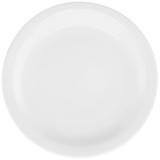 Kit 12 Prato Oxford Gourmet Porcelana Branca Raso 27cm