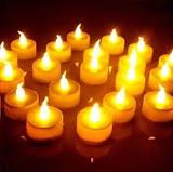 Kit 12 Velas Led Decorativas Enfeite Natal Bateria Inclusa - Paf