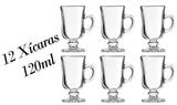 Kit 12 Xícara Dolce Gusto 120ml Capuccino Caneca Irish Coffe - Crisal