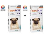 Kit 2 Antipulgas e Carrapatos Bravecto MSD para Cães de 4,5 a 10 kg