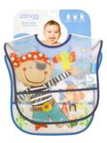Kit 2 Babador Impermeável Com Bolso Clingo C0150