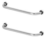 Kit 2 Barras De Apoio De Idoso Para Banheiro 80cm - Metalcromo