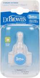 Kit 2 bicos boca estreita options dr browns fase 2