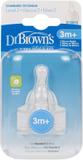 Kit 2 bicos boca estreita options dr browns fase 2