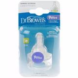Kit 2 bicos boca estreita options dr browns fase 4