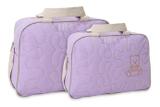 Kit 2 Bolsa De Bebê Bolsa Maternidade Enxoval Menina Atacado Lilás - Mave baby