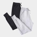 Kit 2 Calças Moletom Básicos Jogger Feminino