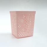Kit 2 Cestos Organizador Rosa 23x23x27 Paramount