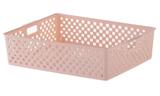 Kit 2 Cestos Organizador Rosa 34X27X9 Paramount