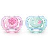 Kit 2 Chupetas Avent Ultra Air Tam. 1 0-6M Árvore e Nuvem - SCF343/20