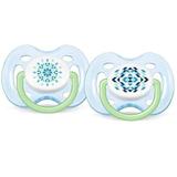 Kit 2 Chupetas Bpa Free 0-6 Meses Philips Avent Az/ver