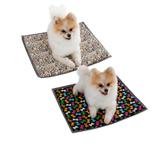 Kit 2 Colchonete Almofada Pet Para Cachorro e Gato Lavável 45x45cm - Bf