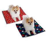 Kit 2 Colchonete Almofada Pet Para Cachorro e Gato Lavável 45x45cm - Bf