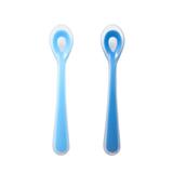 Kit - 2 Colheres de Silicone - Azul - KaBaby - Kavod