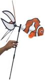 Kit 2 Enfeite Catavento Peixe Palhaço Casa Decoraçao Jardim - Braslu