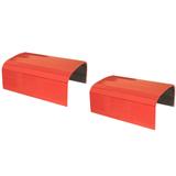 Kit 2 Esteira Laqueada Para Braço de Sofá Vermelho - Lubrano decor