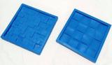 Kit 2 formas Silicone para placas de gesso - Mosaico e Almofada - Xmoldes formas 3d