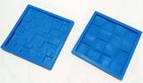 Kit 2 formas Silicone para placas de gesso - Mosaico e Almofada - Xmoldes formas 3d
