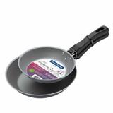 Kit 2 Frigideiras Antiaderente Caribe Cinza Tramontina