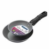 Kit 2 Frigideiras Antiaderente Caribe Cinza Tramontina