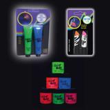 Kit 2 Gel P/ Cabelo + 6 Tintas Facial Líquida + 2 Batom Neon - Color make