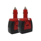 Kit 2 Inversor-Conversor Veicular Dc 12v Para Ac 110v - 150w com USB Mega Premium - Xtrad