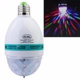 Kit 2 Lâmpada De Led Colorido Mini Globo Giratória Bola - Fisgar