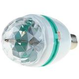 Kit 2 Lampadas Globo De Luz Led Rgb Giratória Bola Maluca