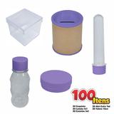 Kit 2 Lembrancinhas Festa com 100 Itens para Personalizar - Atacadão das lembranças