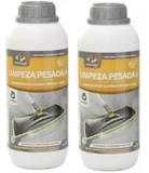 Kit 2 Limpeza Pesada Sujeira Difícil Todo Tipo De Piso - Pisoclean