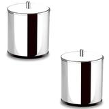Kit 2 Lixeira Martinazzo Inox 6.3lt Lixeiro Cozinha Banheiro