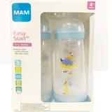 Kit 2 Mamadeiras Anti Cólica Easy Start 320ml MAM Azul